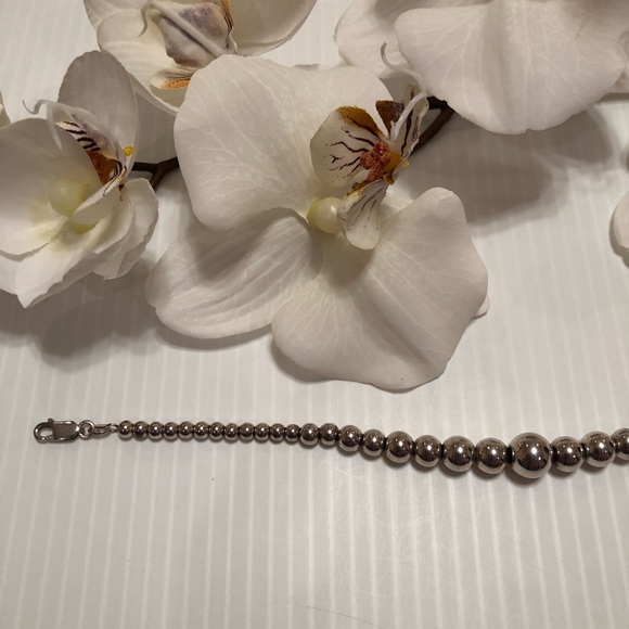 925 Sterling Silver Bracelet 8” - Picture 8 of 8